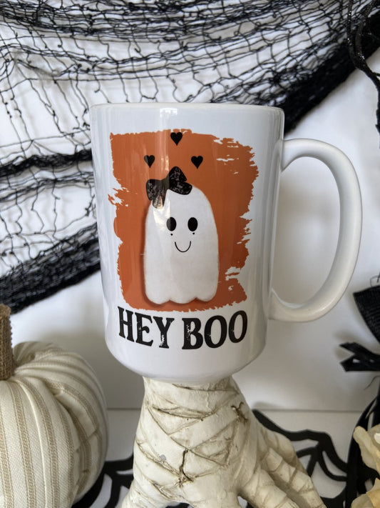 Hey Boo Halloween Mug